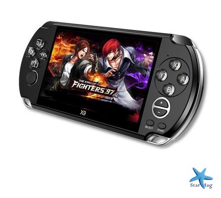 Игровая PSP приставка X9 Портативная игровая консоль с ТВ-выходом, 8ГБ
