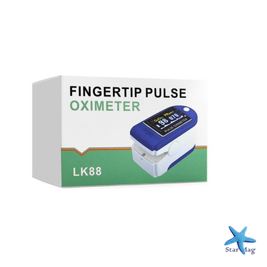 Пульсоксиметр на палец LK-88 / Оксиметр, Пульсометр