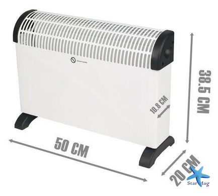Конвекторный обогреватель Domotec Heater MS-5904 ∙ Мощный домашний конвектор, 2000Вт