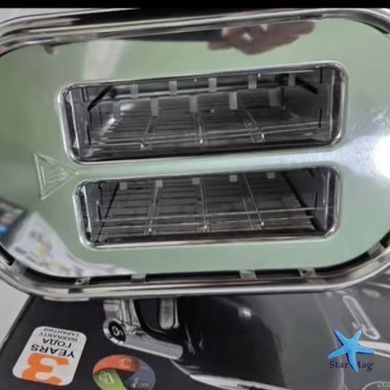 Кухонный набор для завтрака RAF R.7308B &bull; Электрочайник 2 л и тостер на 2 слота для кухни, дома и офиса