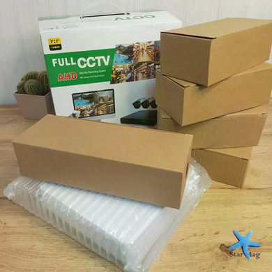Набор камер видеонаблюдения DVR белый &bull; Комплект Full CCTV AHD 1080P с регистратором для дома, офиса, склада, магазина и участка