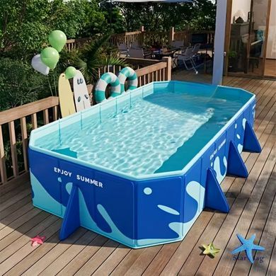 Портативний складний басейн Pool 318&times;183&times;50 см KAR107 &bull; Просторий та зручний басейн для відкритого використання