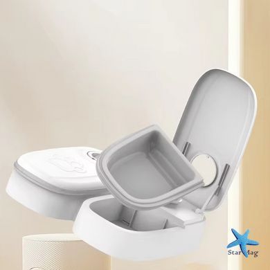 Автоматическая двойная кормушка для животных с таймером &middot; Миска для корма на 2 отсека по 600 мл