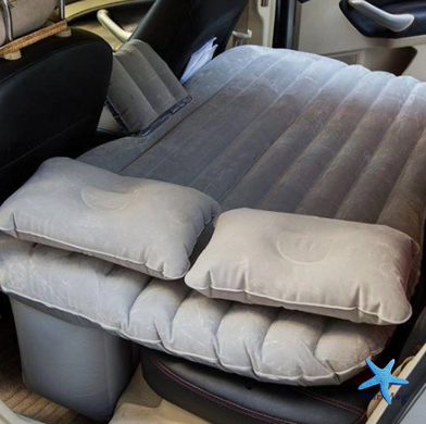 Автомобільний надувний матрац – ліжко в машину на заднє сидіння Car Travel Bed із насосом у комплекті