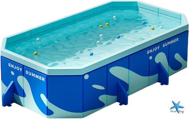 Портативний складний басейн Pool 318&times;183&times;50 см KAR107 &bull; Просторий та зручний басейн для відкритого використання