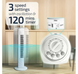 Колонный напольный вентилятор DOMOTEC MS-1627 White Tower Fan с таймером и поворотом &bull; Башенный вентилятор 45 Вт на 3 скорости для дома и офиса