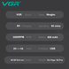Тример для волосся VGR V-375 &bull; Акумуляторна машинка для стрижки Hair Clippers V-375, шейвер для бороди, вусів та окантовки