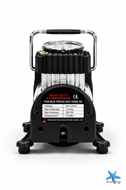 Автомобильный компрессор 12V Air pump AND XL-823 для шин &bull; Портативный насос от прикуривателя для авто, внедорожника, микроавтобуса