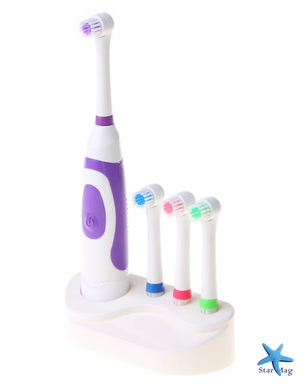 Електрична зубна щітка Electric ToothBrush 4 в 1 зі знімними насадками