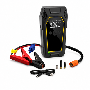 Пускозарядний пристрій K5 4000A &bull; Автомобільний Jump Starter 12V з компресором 150 PSI, Power Bank 16000 мА&middot;год і LED-ліхтарем