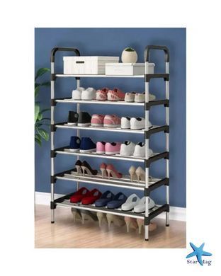 Полка для обуви KAR197 New Shoe Rack &bull; Напольный стеллаж для обуви KAR197 New Shoe Rack на 6 ярусов 56 &times; 28 &times; 113 см для прихожей