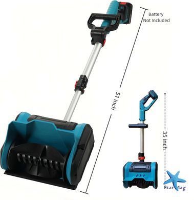 Снегоуборщик аккумуляторный Krafftec 36V 6Ah ∙ Компактный аккумуляторный Krafftec 36V 6Ah снегоуборщик