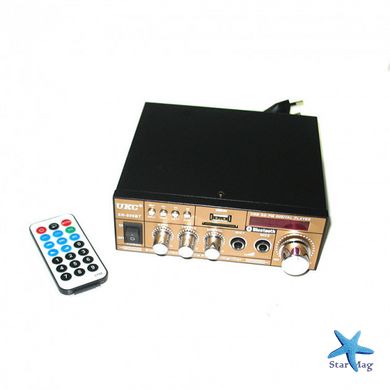 Домашний портативный стерео-усилитель мощности звука UKC SN-606BT Bluetooth с пультом