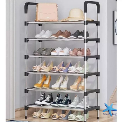 Полка для обуви KAR197 New Shoe Rack &bull; Напольный стеллаж для обуви KAR197 New Shoe Rack на 6 ярусов 56 &times; 28 &times; 113 см для прихожей