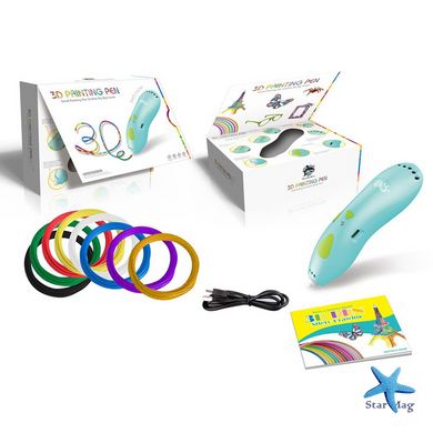 Бездротова 3D ручка Rich Fish Toys 9901 Набір із трафаретами для дитячої творчості