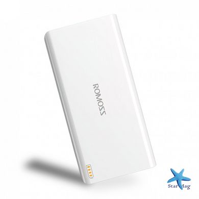 Портативное зарядное устройство ROMOSS Sense 6 Powerbank 20000 мА/ч ∙ Внешний аккумулятор – павербанк USBx2, MicroUSB