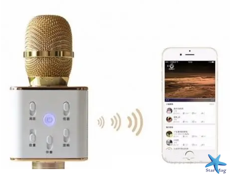 Беспроводной караоке микрофон Q7 Bluetooth