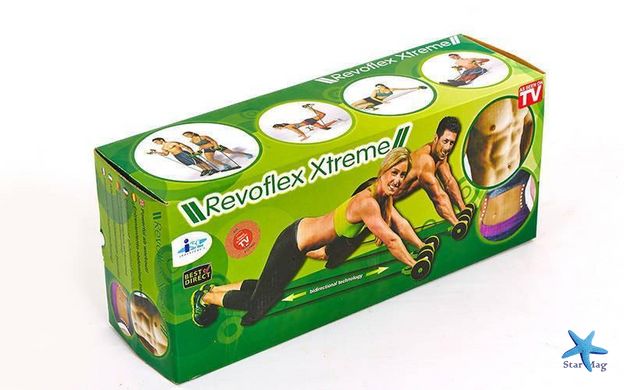 Тренажер для всего тела REVOFLEX XTREME с 6 видами нагрузки для тренировки пресса, рук, ног, ягодиц