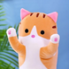 Мягкая игрушка &ndash; обнимашка Кот Батон &middot; Подушка антистресс, 90 см