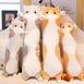 Мягкая игрушка &ndash; обнимашка Кот Батон &middot; Подушка антистресс, 90 см