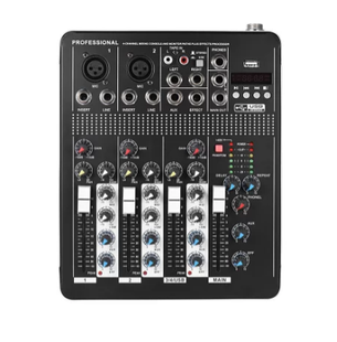 Микшерный пульт Аудио микшер Yamaha Mixer BT4000 ∙ 4 канала ∙ MP3 ∙ USB ∙ Bluetooth