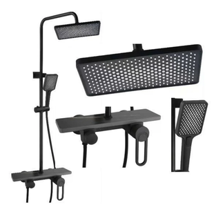 Змішувач для ванної кімнати Shower Set AND YLN16001H &bull; Душова система з верхнім душем, ручною лійкою та стійкою