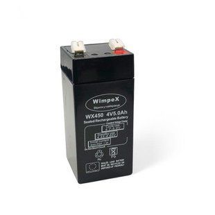 AGM аккумулятор 4V 5Ah Wimpex WX 450 2023 &bull; Свинцово-кислотный герметичный аккумулятор 2023 для ИБП сигнализации солнечных систем