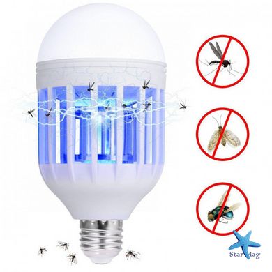 Світлодіодна лампа - приманка пастка для комах Zapp Light Е27 цоколь, 220В