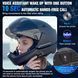 Беспроводная мотогарнитура Y10 с мягким микрофоном и Bluetooth 5.3 ∙ Универсальная мотогарнитура Y10 для шлема