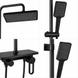 Змішувач для ванної кімнати Shower Set AND YLN16001H &bull; Душова система з верхнім душем, ручною лійкою та стійкою