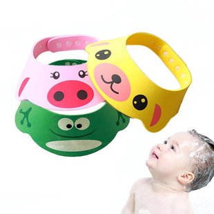 Детский регулируемый козырек для мытья головы и стрижки Baby Shower Cap · Защитная шапочка для купания ребенка