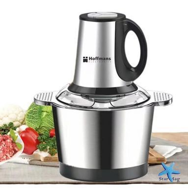 Измельчитель электрический 1800Вт Hoffmans Electronics HM-8829 &bull; Универсальный чоппер с металлической чашей 3,5 л