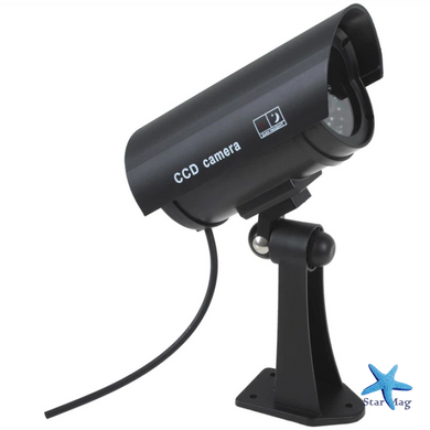 Муляж камеры KAR249 160 &times; 80 &times; 73 мм черный &bull; Фальш камера CCTV KAR249 с датчиком движения и LED-индикатором для имитации видеонаблюдения