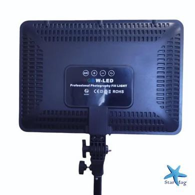 Прямокутна світлодіодна LED-лампа для фото та відео PL-36 ∙ LED-прожектор PL-36 з пультом для блогера та візажиста