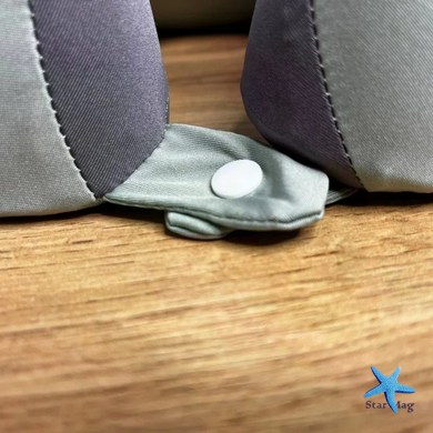 Подушка для шеи U-образная Memory Foam 28&times;26&times;12 см &bull; Дорожная подушка с эффектом памяти для сна, отдыха, поездок, самолета, авто и офиса