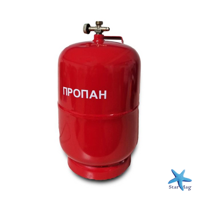 Газовий балон 12 л з пальником 22 см побутовий комплект &bull; Туристичний газовий комплект 2200 Вт з конфоркою, краном-перехідником і ручкою для перенесення