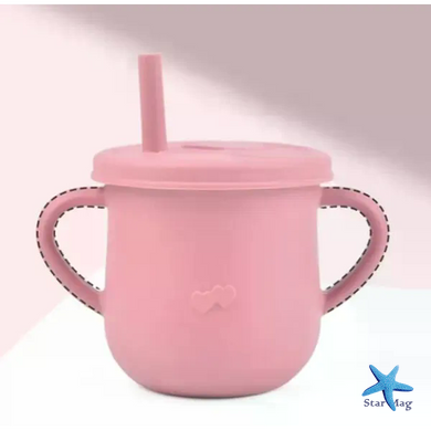 Силіконовий дитячий набір посуду, 6 предметів &bull; Компактний та безпечний комплект для годування малюків