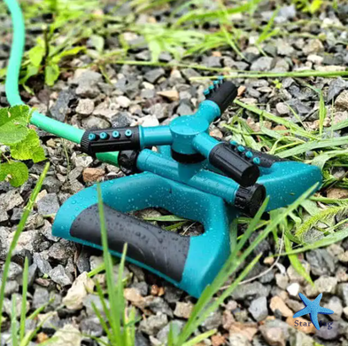 Автоматический спринклер - ороситель 360° вращающийся дождеватель для полива газона, сада, огорода