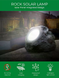 Садовий світильник Garden Light Stone на сонячній батареї ∙ Декоративний LED світильник-камінь для саду, газону, доріжок і ландшафтного підсвічування