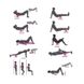 Масажний йога – ролер для МФР масажу спини, шиї, ніг Рельєфний валик - ролик для йоги та фітнесу