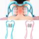 Ручний роликовий масажер для шиї Neck Stretcher з рельєфними роликами, що обертаються 360°