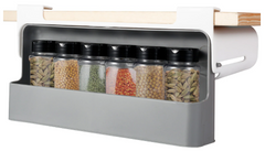 Подвесной органайзер для специй Under-shelf Spice Rack Набор баночек – спецовниц, 6 шт.