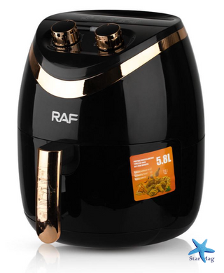 Фритюрница RAF R.5232B, 5,8 л вкусная и здоровая еда без масла ∙ Аэрофритюрница RAF R.5232B &mdash; ваш незаменимый помощник на кухне