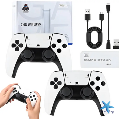 Игровая приставка HDMI M15 Game Stick 4K 64GB ∙ Миниконсоль M15 с 20 000 играми и беспроводными джойстиками