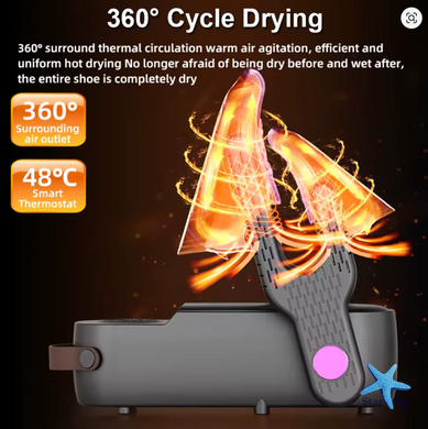 Сушарка для взуття електрична на 2 пари взуття BLACK Shoe Dryer 4743 ∙ Електрична сушарка для взуття 4743 на 2 пари