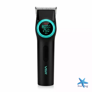 Акумуляторний набір для стрижки VGR Stepless Pro 3 in 1 із зарядною станцією &bull; Машинка, тример і електробритва з 14 насадками