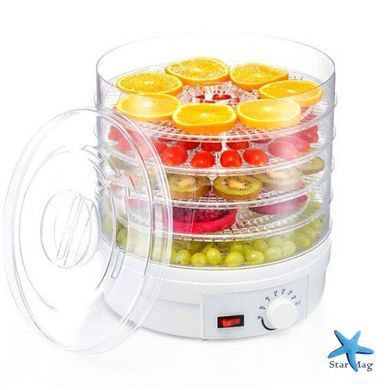 Сушка для фруктов Food Dehydrator 5 секций Happy Home SX-770 &bull; Сушилка для овощей и фруктов на 5 поддонов