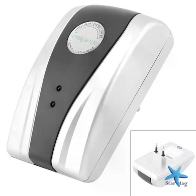 Энергосберегатель POWER SAVER &bull; Розеточное устройство POWER SAVER для бытовой электросети, компактный сетевой модуль для подключения к электрической розетке