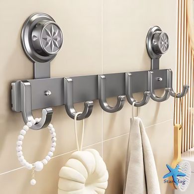 Металлическая вешалка на дверь Storage rack AND 101-20 черная &bull; Навесные крючки в стиле ЛОФТ для одежды, полотенец, сумок и аксессуаров