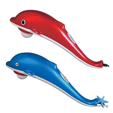 Ручний масажер Dolphin Вібромасажер для тіла Дельфін